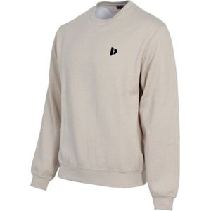 Donnay - Fleece Sweater ronde hals (Dean) - Sporttrui - Heren - Sand (546) - maat M