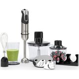 Brabantia BBEK1063 Staafmixer set - Hakmolen - Garde - 1000 Watt - 8 snelheden - RVS