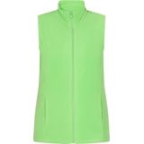 myMo - Fleece Vest - Slanke Pasvorm - Opstaande Kraag - Zwart