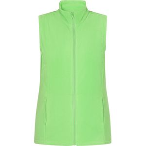 myMo - Fleece Vest - Slanke Pasvorm - Opstaande Kraag - Zwart
