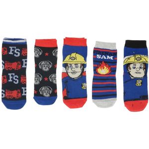 Brandweerman Sam Sokken - 5-Pack - Maat 23/26