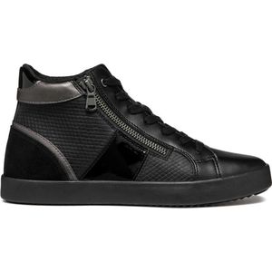 GEOX D BLOMIEE Dames Veterschoenen - BLACK - Maat 36