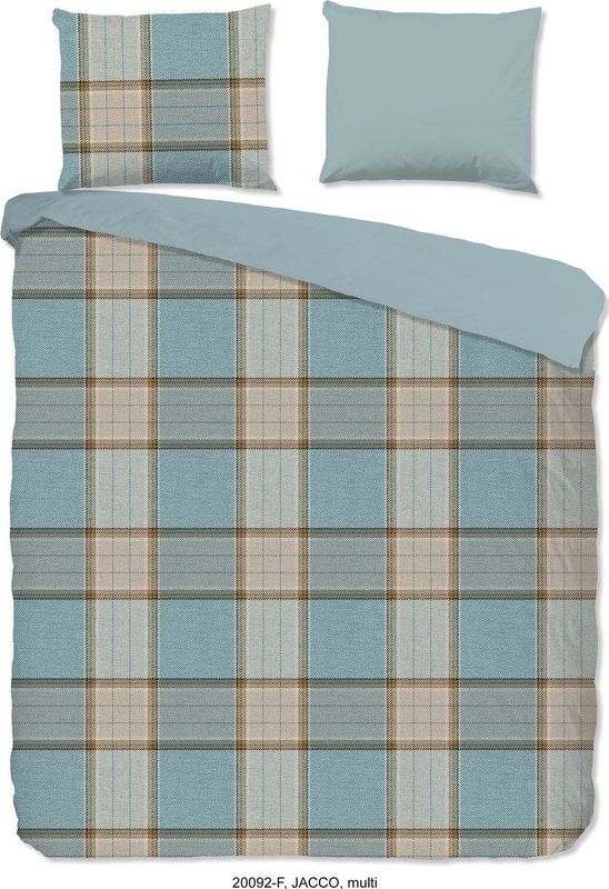 Good Morning - Jacco - Dekbedovertrek - Multi - 140 x 200 / 220 cm - Flanel