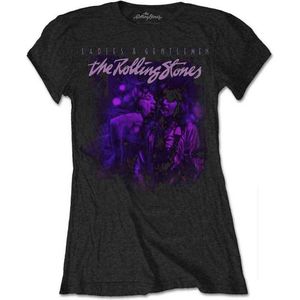 The Rolling Stones - Mick & Keith Together Dames T-shirt - 2XL - Zwart