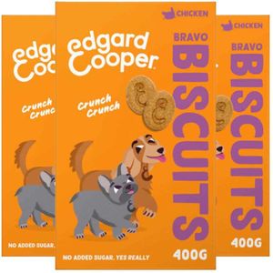 7x Edgard & Cooper Adult Biscuit Kip 400 gr