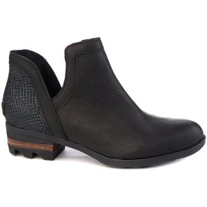 Sorel - Lolla Cut-Out Boots - Zwart - Echt Lederen - Casual