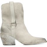 Elena Iachi Vrouwen Leren Cowboy Laarzen / Western Boots E2881 - Wit - Maat 37