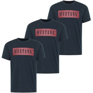 MUSTANG Shirt  donkerblauw / rood