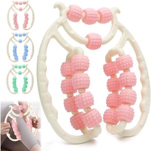 Allecto Plus - Beenmassagerol voor anti-cellulitis massage en versteviging van de huid - Roze