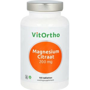 Vitortho Magnesium Citraat 200 mg 100 tabletten