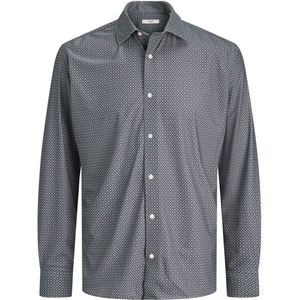 Jack & Jones - Jprblaactive Stretch Ls Shirt - Goblin Blue - Overhemd