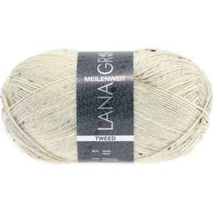 Lana Grossa Meilenweit Tweed 100 gram nr 106 Natuur