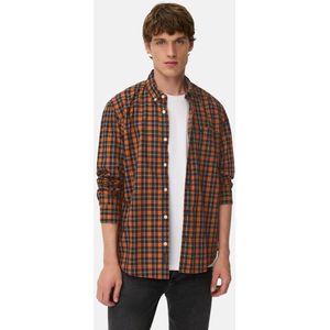 camel active - Shirt - Kaneel - Lange Mouwen - Katoen