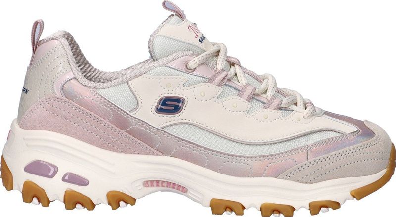 Skechers - D'Lites - Sneakers - Wit Roze