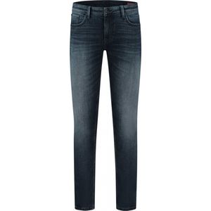 Purewhite - Heren Skinny fit Denim Jeans - Denim Dark Blue - Maat 28