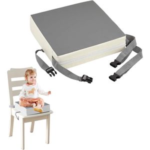 Stoelverhoger voor Eetkamerstoel - Zitverhoger Peuter Eettafel - Kinderen - Booster Seat - Zitkussen Tafel - Zitverhoger Voor Kinderen & Volwassenen - Stoelverhogers Voor Eettafel - Memory Foam Verhoogkussen - Ergonomisch Comfort