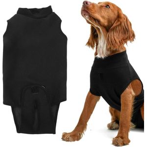 Herstelpak voor honden - Operatie - Dames en heren - Zachte en elastische stof - Ademend - Anti-lek sluiting - Maat S .