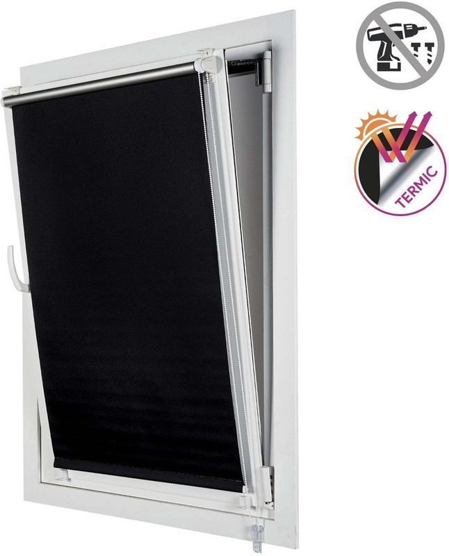 Rolgordijnen - Grijs - Polyester