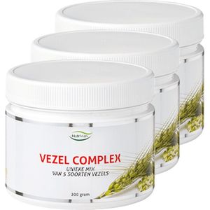 Nutrivian | Vezelcomplex | 200 gram | 3 stuks | 3 x 200 gram