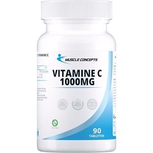 Vitamine C 1000 mg | Muscle Concepts - Vitamine supplement  - 90 tabletten