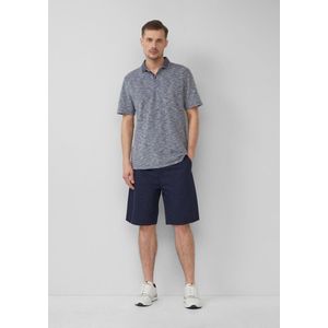 s.Oliver - Bermuda - Diepblauw - Korte Broeken - Regular Fit - Middelhoge Tailleband