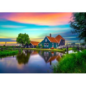 Farm House in the Netherlands - Puzzel - 1000 Stukjes