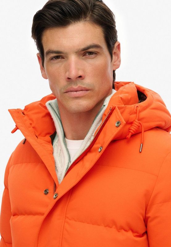 Superdry - Everest Short - Doudoune - Gewatteerd - Met Capuchon