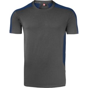 HAVEP T-shirt Bicolor 10072 - Charcoal/Indigo Blauw - 2XL