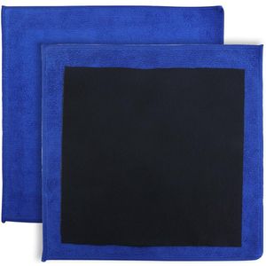 BOXOB set van 2 microvezel kleibar handdoeken van 30x30 cm in fijne kwaliteit, ideaal voor auto detailing, autoreiniging en ontsmetting voor een streeploos resultaat