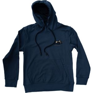 KAET - hoodie - unisex - Antraciet - maat 5/6 - 116 - outdoor - sportief - trui met capuchon - zacht gevoerd