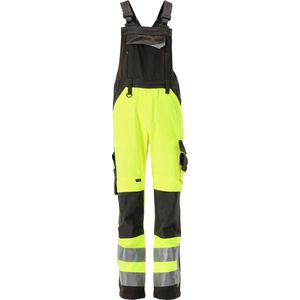 Mascot Safe Supreme Amerikaanse overall met kniezakken 15569-860 - hi-vis geel/donkerantraciet - C52 - 90