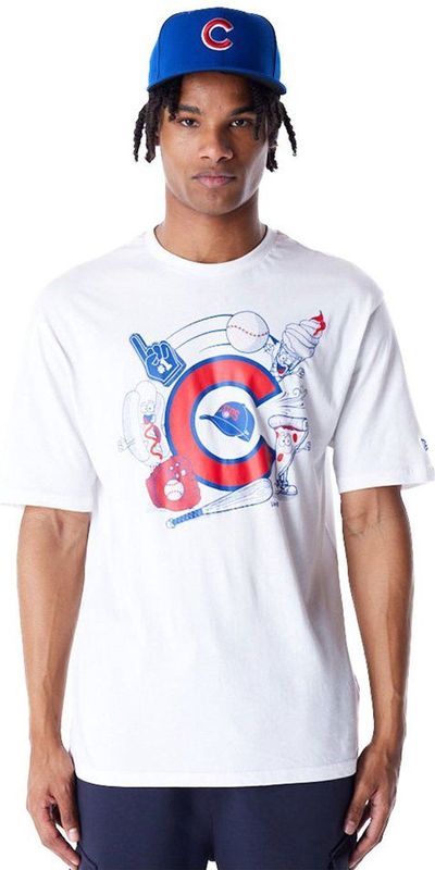 New Era - MLB Food Graphic Chicago Cubs - T-shirt - Korte Mouwen