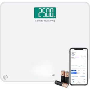 Equivera Doktersweegschaal - Personenweegschaal - Analoge weegschaal - Digitale weegschaal