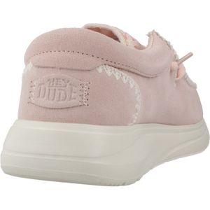 Hey Dude - Wendy Comf Suede Crochet - Veterschoenen - Roze - Dames