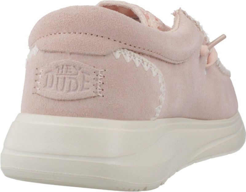 Hey Dude - Wendy Comf Suede Crochet - Veterschoenen - Roze - Dames