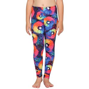 Merry Style Meisjes Lange Legging - van Katoenen - Vrijetijdsbroek - Sport - MS-MS10-337-LE-new - Löwenzahn - 110