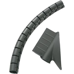 TRU COMPONENTS TC-MX-KLT15BK203 Spiraalslang 15 mm (max) Zwart 5 m