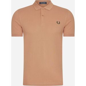 Fred Perry The Plain Fred Perry Shirt Polo's & T-shirts Heren - Polo shirt - Oranje - Maat S