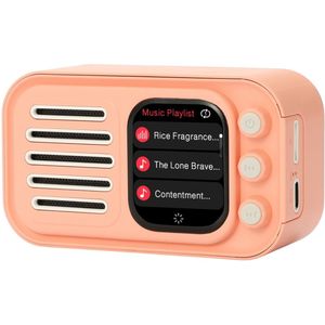 Wekkerradio - FM-radio en automatisch opslaan van zenders - Spraakmemo's en oproepen - Touchscreen Bluetooth 5.4-luidsprekers - OTA online upgrade en telefoonlocatie - Perfect voor diepe slapers - Rose
