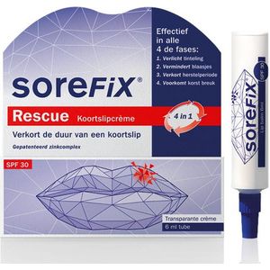Sorefix - Rescue - Koortslipcrème - Tube - Medisch Hulpmiddel