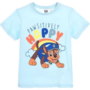 Nickelodeon Paw patrol jongens t-shirt lichtblauw Maat 104