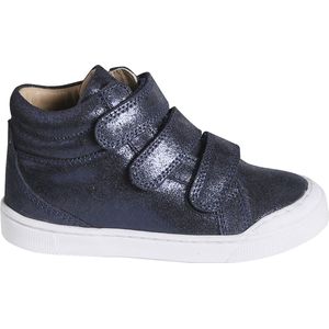 Leren Sneakers - Marineblauw - MID-collectie - Klittenband - Kleuter