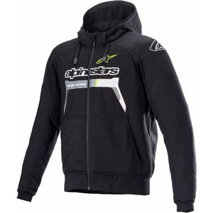 Alpinestars Chrome Ignition Hoodie Black Yellow Fluo S - Maat -