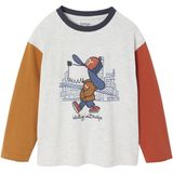 T-shirt - Meerkleurig - Lange Mouwen - Colourblock - Jongens