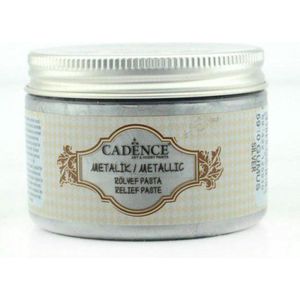 Cadence Metallic Relief Pasta Zilver 01 085 5910 0150  150 ml