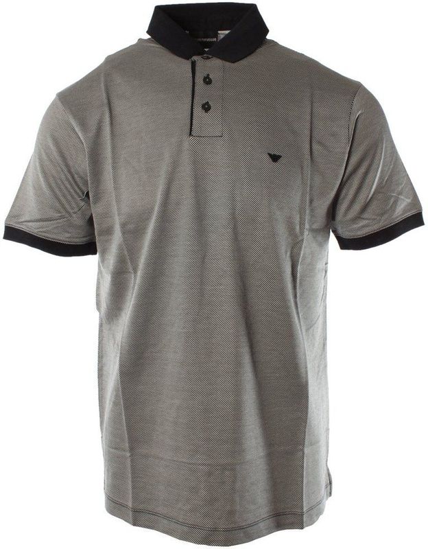 Armani - Grijze Polo Shirt - Heren - Emporio Armani Stijl