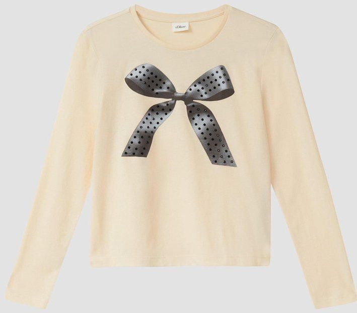 T-shirt - Losse Pasvorm - Lange Mouwen - Ronde Hals - Speelse Print