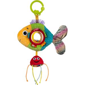 Balibazoo hanger Goldie vis met een magische bal en tags met gevarieerde textuur