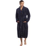 Ten Cate badjas Basics navy-blue stripe - M