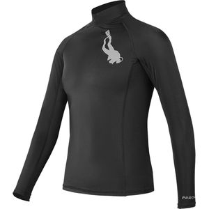 Procean UV-werend lycra longsleeve | Heren | Diver | zwart | Maat S